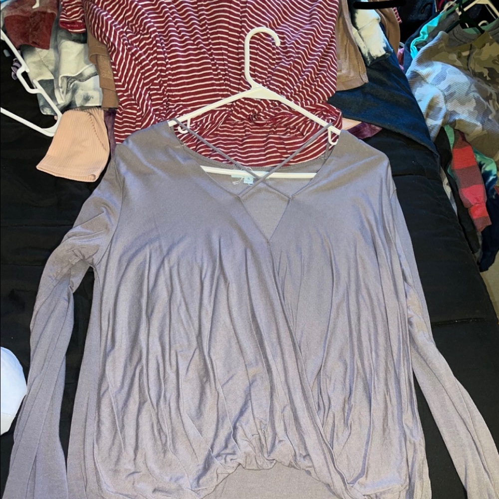 She + Sky low cut top. Size Womens S.